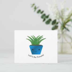 Postal Festiva Seamos Fronds Cute Kawaii Fern