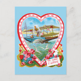 Postal Festiva Seaplane Valentine