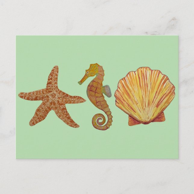 Postal Festiva Seashore (Anverso)