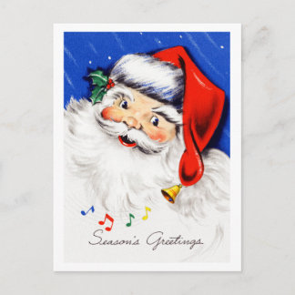 Postal Festiva Seasons Greetings Santa