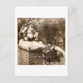 Postal Festiva Semana de 1865 Santa de Thomas Nash Harper