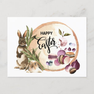 Postal Festiva Semana Santa   Abundantes de macarons con fruta de