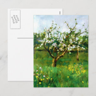 Postal Festiva Semana Santa. Bella Artes Apple Blossom