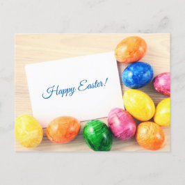 Postal Festiva Semana Santa! Postkarte zu Ostern mit Ostereier