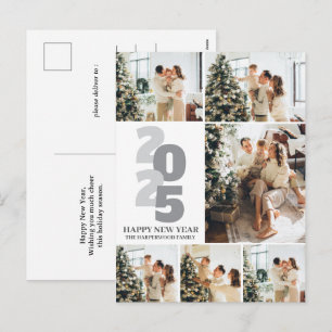 Postal Festiva Sencilla Elegante Moderna Feliz Año Nuevo 6 Foto