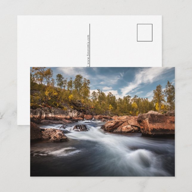 Postal Festiva Senja Noruega (Anverso / Reverso)