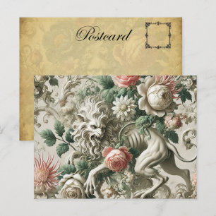 Postal Festiva Sentinel Bloombound - Diseño floral gótico