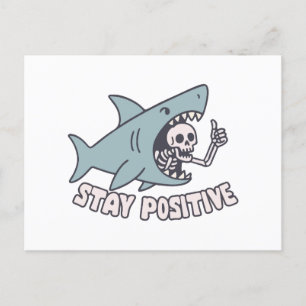 Postal Festiva Ser positivo