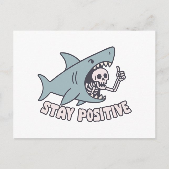 Postal Festiva Ser positivo (Anverso)