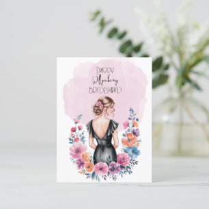 Postal Festiva ¿Serás Mi Novia Floral?