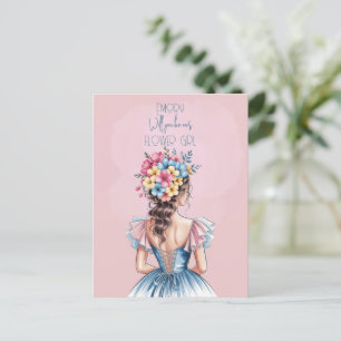Postal Festiva ¿Serás Nuestra Flor?
