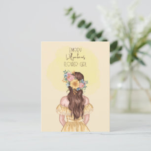 Postal Festiva ¿Serás Nuestra Flor?