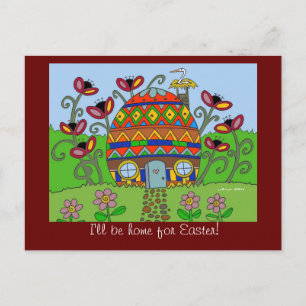 Postal Festiva ¡Seré casero para Pascua!