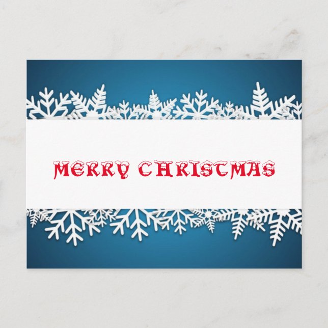 Postal Festiva Serenade Snowflake (Anverso)