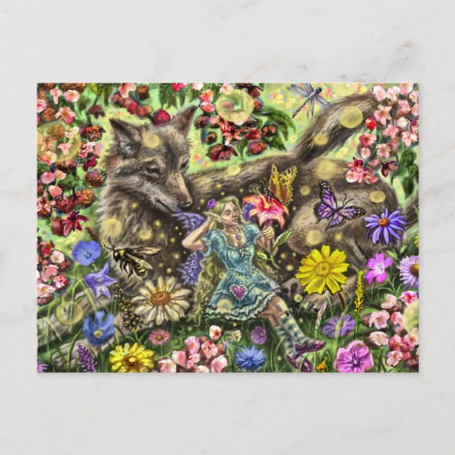 Postal Festiva Serenidad (Anverso)