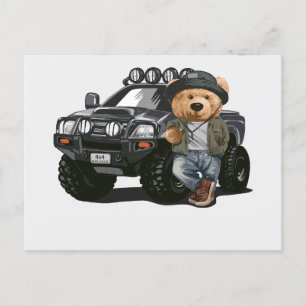 Postal Festiva Serie Bear Única 2