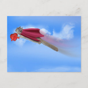 Postal Festiva Servicio de entrega de Super Squirrel Valentine