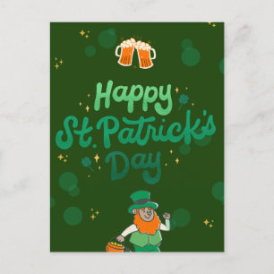 Postal Festiva "Shamrock & Shenanigans: Día de San Patricio