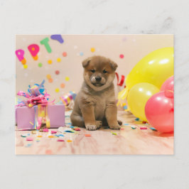 Postal Festiva Shiba Inu Fiesta
