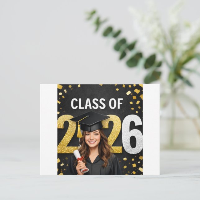 Postal Festiva Shine Bright, Dream Big, and Step Into Your Future (Anverso de pie)