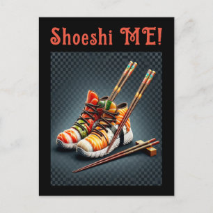 Postal Festiva Shoeshi ME - Esneaker único de sushi