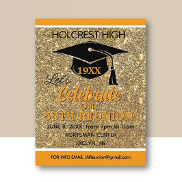 Postal Festiva Show stopper Class Reunion invitation post card