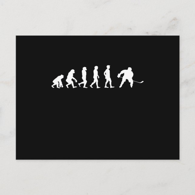 Postal Festiva Si el hockey fuera fácil lo llamarían tu mamá (Anverso)