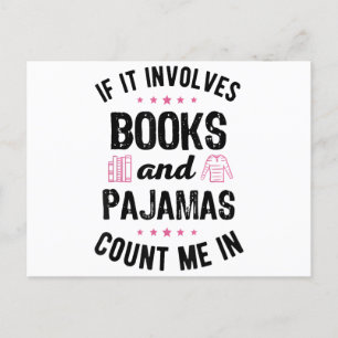 Postal Festiva Si involucra libros y libros de pijamas, mucho más