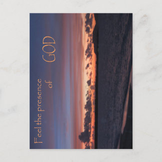 Postal Festiva Siente la presencia de DIOS