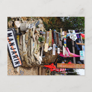 Postal Festiva Signo de distancia