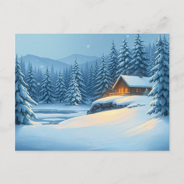 Postal Festiva Silent Snow  (Anverso)