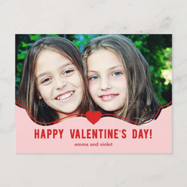 Postal Festiva Simply Adorable Valentine's Day Card (Anverso)