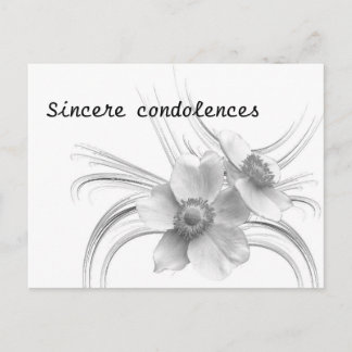 Postal Festiva Sincere condolence