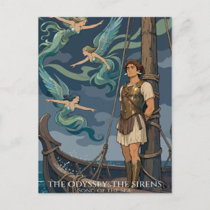 Postal Festiva Siren Song Over Stormy Seas