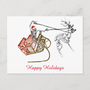 Postal Festiva SkeleSanta