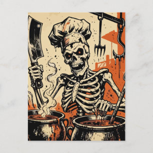 Postal Festiva Skeleton Chef