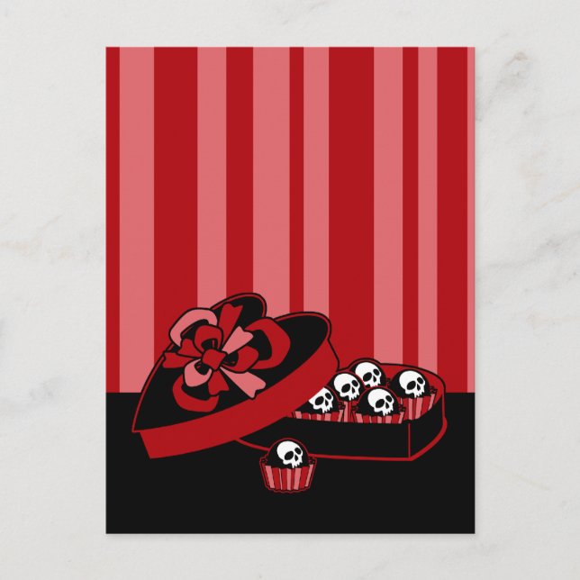 Postal Festiva Skull Valentine Candy (Anverso)