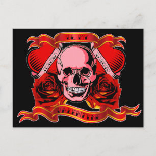 Postal Festiva Skully Valentine Tattoo