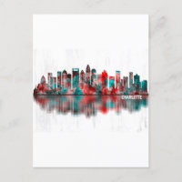 Skyline de Charlotte Carolina del Norte