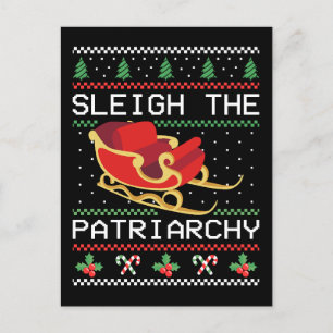 Postal Festiva Sleigh El Patriarcado I