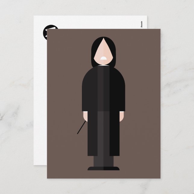 Postal Festiva Slytherus – Dark Academia Postcard (Anverso / Reverso)