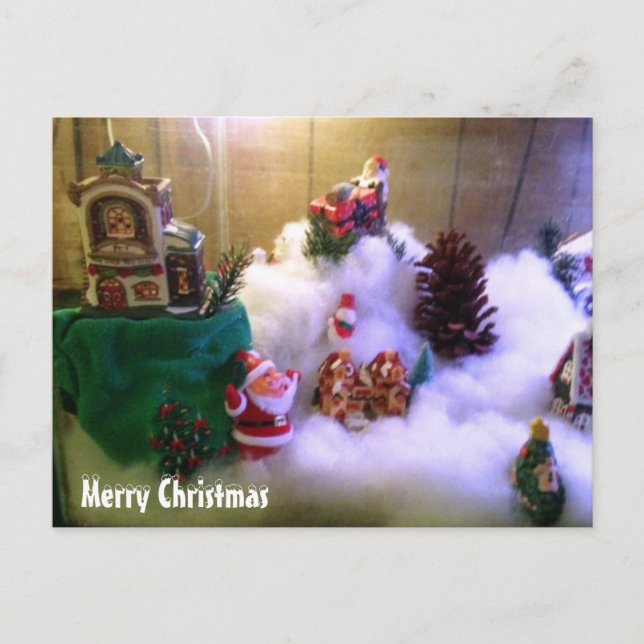 Postal Festiva Snow Village (Anverso)