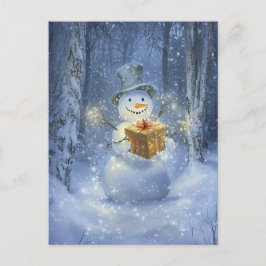 Postal Festiva Snowman