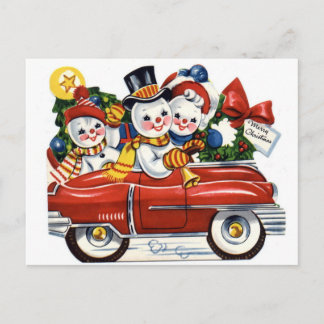 Postal Festiva Snowman
