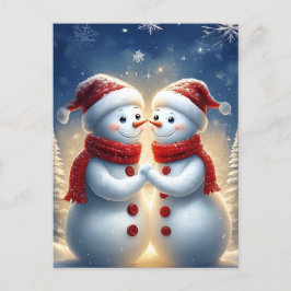 Postal Festiva Snowman