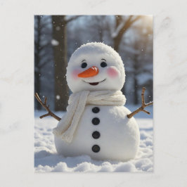 Postal Festiva Snowman