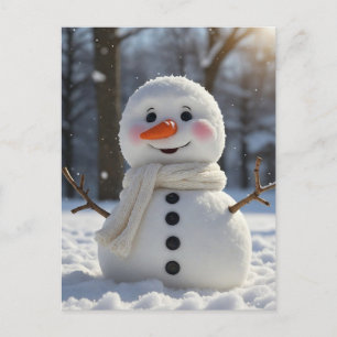 Postal Festiva Snowman