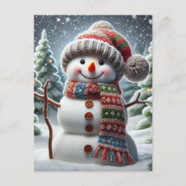 Postal Festiva Snowman