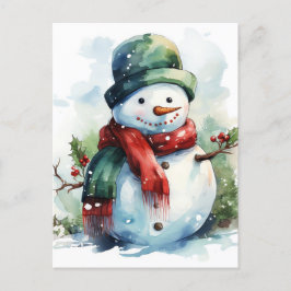 Postal Festiva Snowman