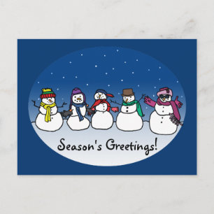 Postal Festiva Snowman Fun